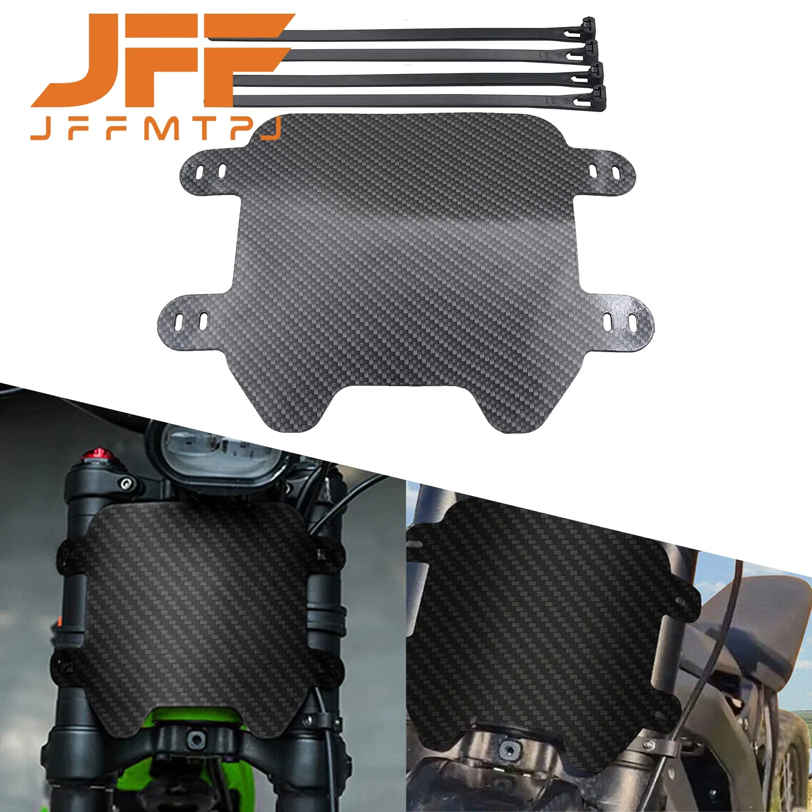 For Sur-ron Motorcycle Front Number Plate Frame Holder Black For SurRon Light BeeX Segway X160 X260 Electric Off-road Motorcycle
