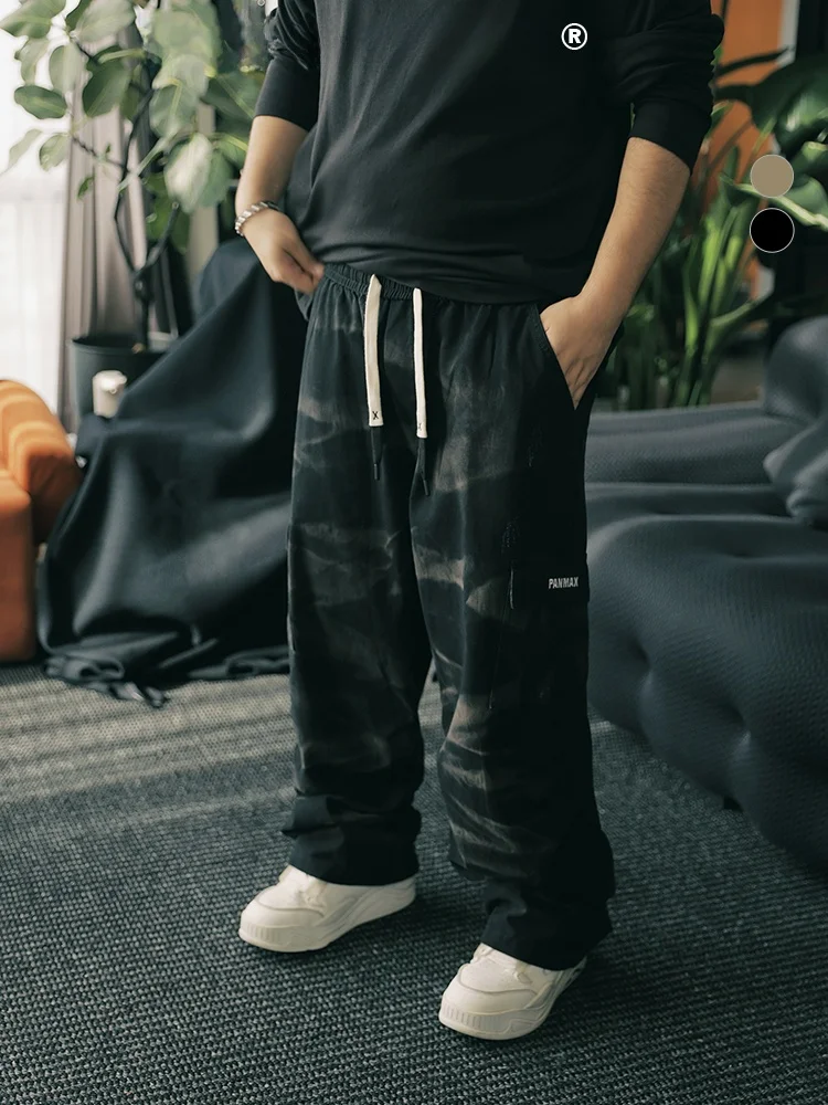 

PANMAX Trendy Large Size Men's Casual Pants Straight Leg Outdoor Workwear Camouflage Loose Fit Long Trousers Autumn New Arrival