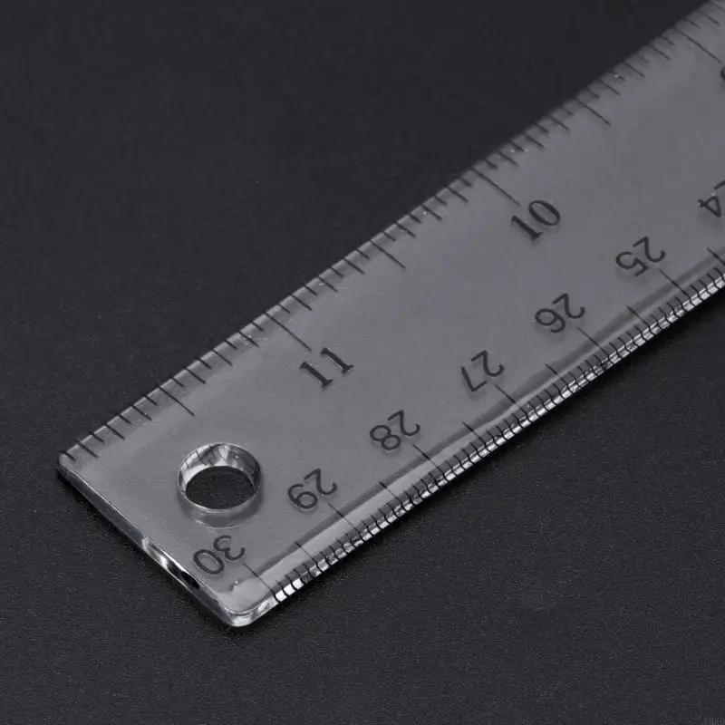 W8KB T-SQUARE RULER INCHES METRIC METRIK PENGURANGAN Lurus untuk alat pembuatan kerajinan