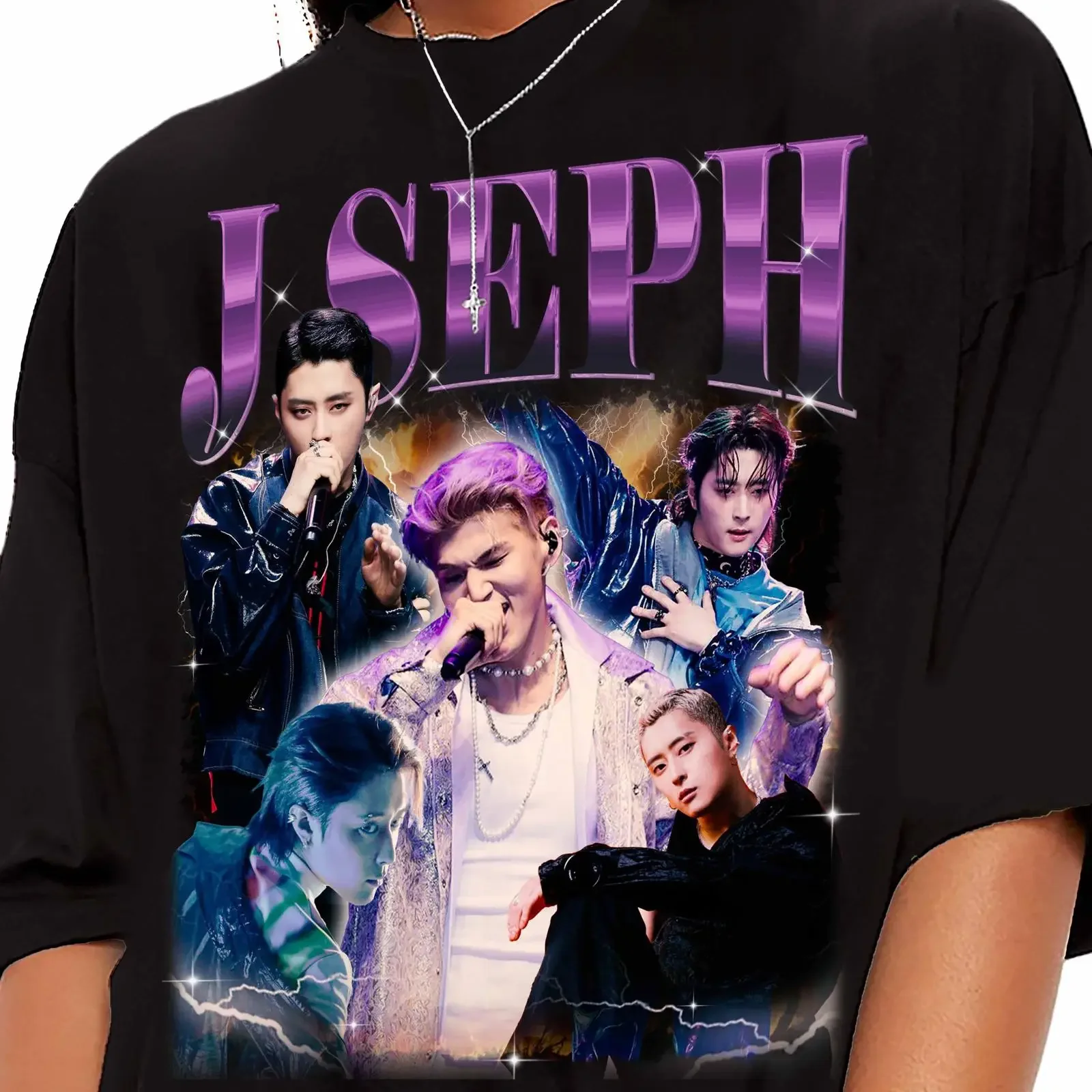Camisa Unissex Vintage J. Seph Kard dos Anos 90 para Homens e Mulheres, Lavada, Ligeiramente Elástica, Respirável, Roupa de Designer Streetwear