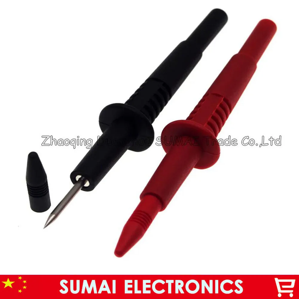 DIY 2mm Back Probes,2mm Test Probe Adaptor With 4mm Socket For Car Circuit.CATIII 1000V /MAX. 10A