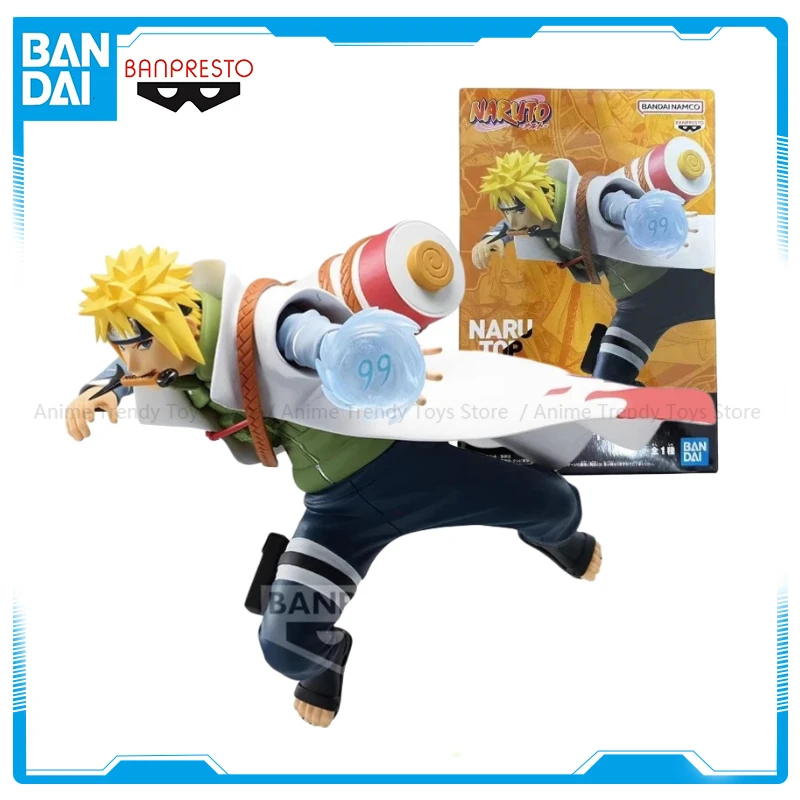 

In Stock Original Bandai BANPRESTO Naruto Narutop99 Minato Namikaze Anime Model Action Figure Toy Gift Collection WY