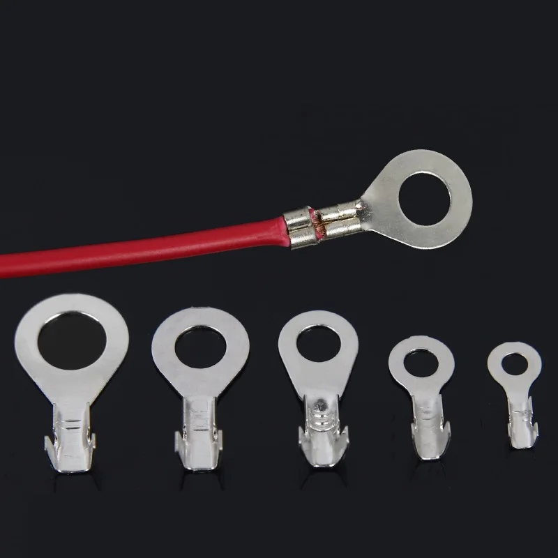 DJ431 A3.2 A4.2 A5.2 B4.2 B6.2 B8.2 Prensa fria Terminal circular desencapado O Ring Terminal Conector de cabo de crimpagem
