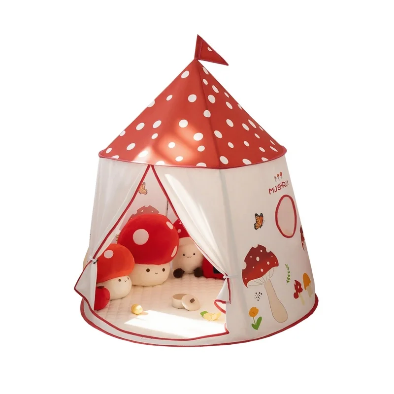 Maison de jeu jouet pour enfants intérieur et extérieur enfants Pop Up plis tente de jeu enfant champignon princesse Playhouse tente tipi