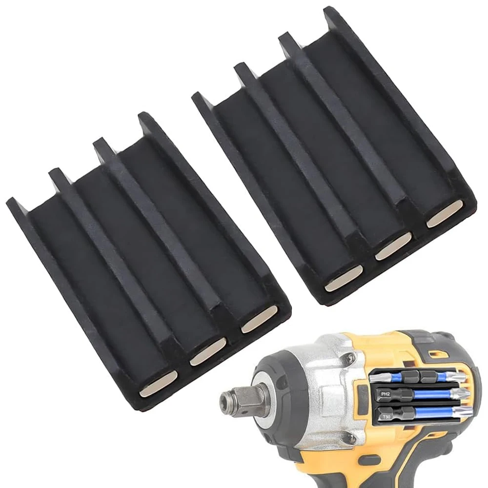 

Magnetic Drill Bit Holder for Impact Drivers and Drills,High Strength Adhesive Attach, Compatible with Milwaukee,Dewalt and More
