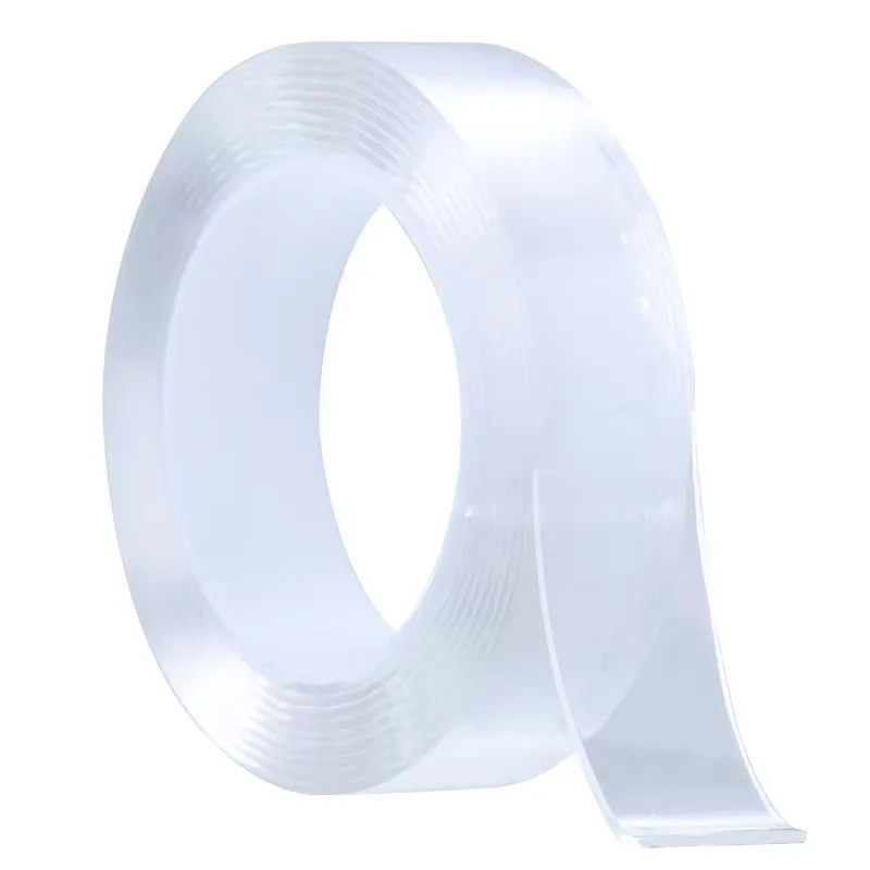 

Нано-лента двусторонняя прозрачная многоразовая водонепроницаемая клейкая 1м/2м/3м/5м прочная моющаяся лента для кухни и ванной комнаты