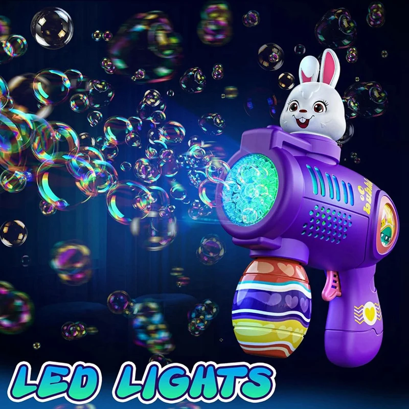 Bunny Bubble Machine For Children, Automatic Bubble Maker, Birthday Gift, Party Favors For Little Girls Boys Durable Easy To Use