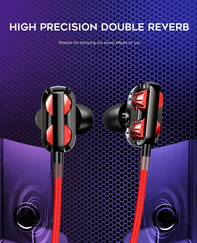 2023 HiFi السلكية سماعة 3.5 مللي متر رباعية النواة الرياضة تشغيل سماعات باس ستيريو سماعة الموسيقى سماعات HD ميكروفون الأيدي الحرة