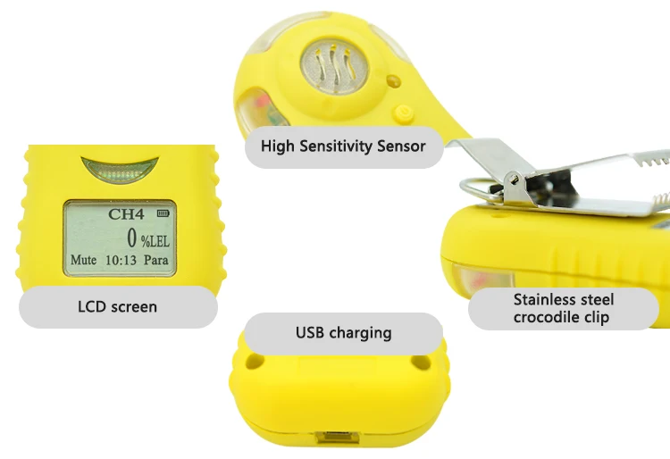 Atex Approval Tragbarer O2-Sauerstoffgasdetektor mit UK-Sensor