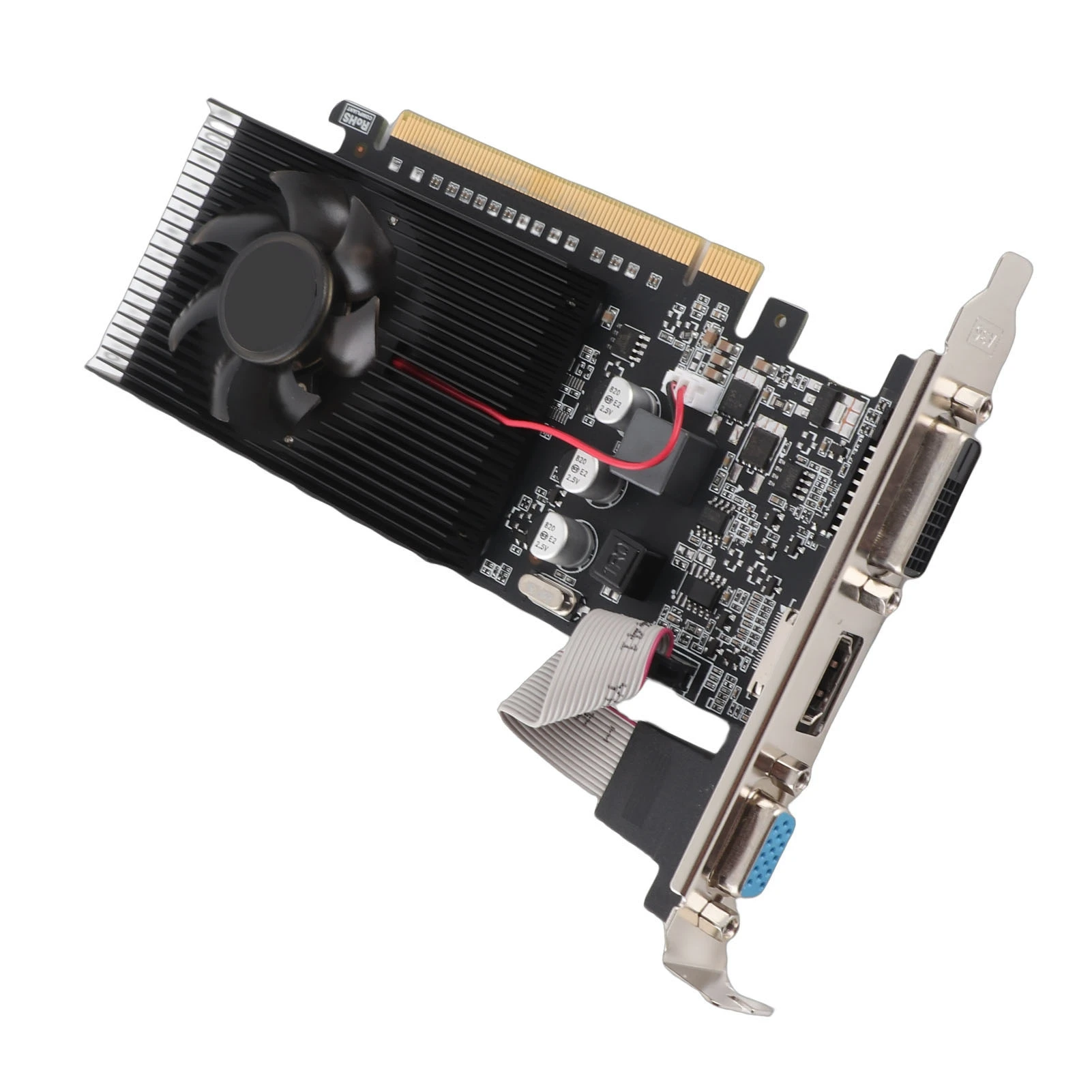 GT210 1G DDR3 Graphics Card 589MHz 1000MHz 2560x1600 Gaming Graphics Card for HD Multimedia Interface DVI VGA Interface