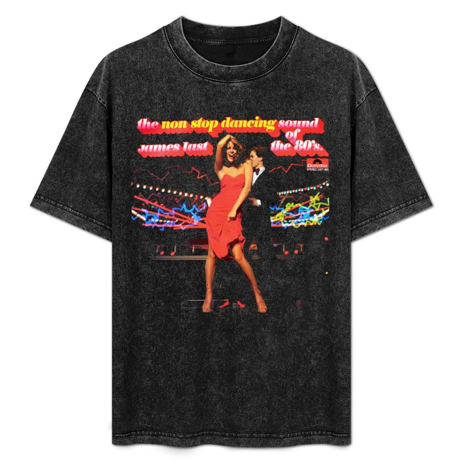 

JAMES LAST NON STOP 80S - RETRO LP SLEEVE T-Shirt blacks anime tshirt shirts graphic men workout shirt