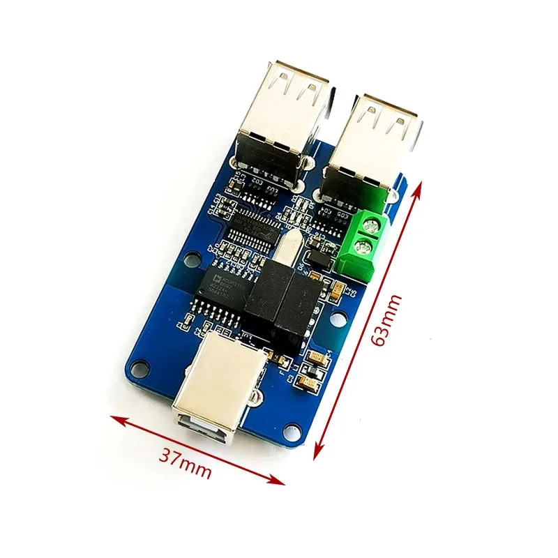 Quad USB isolatore USB HUB modulo di isolamento accoppiamento scheda di protezione ADUM3160 B0505S 1W 1500V USB a USB