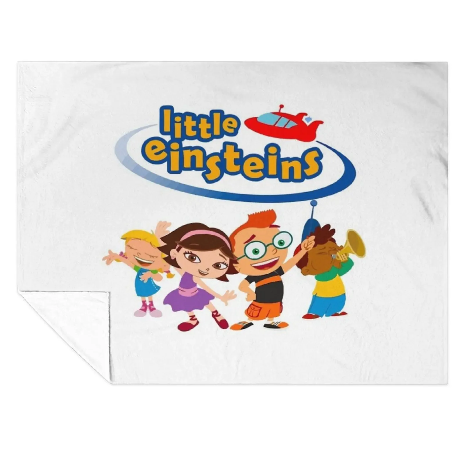 

Funny Little Einsteins Throw Blanket Single Soft Plush Plaid Thermals For Travel Hair Blankets