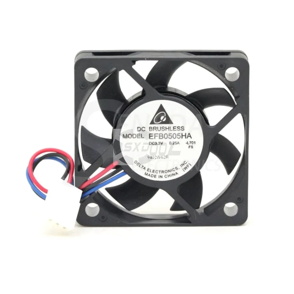 

for Delta EFB0505HA 50mm 3.3V Cooling Fan, 0.25A 5010 Axial, High-Speed Fan Server, Inverter, Electronics