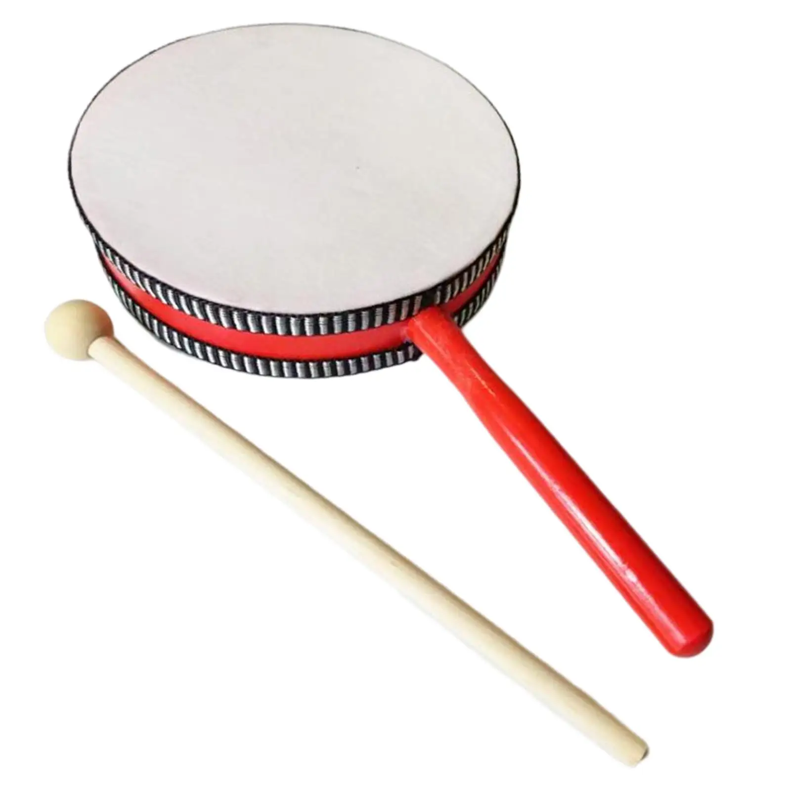 6 inch Kids Drum Hand Drum Toy for Birthday Gifts Party Supplies Girls Boys