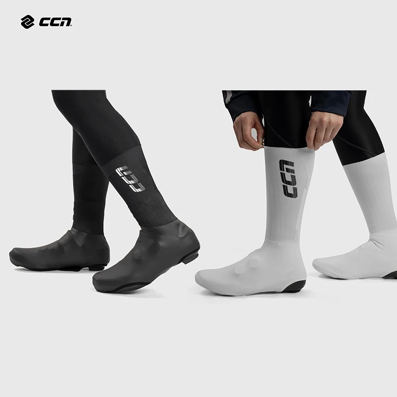 CCN-Couvre-chaussures de vélo de route, coupe-vent et imperméable, caoutchouc léger, élastique, pratique, de haute qualité, housse de protection