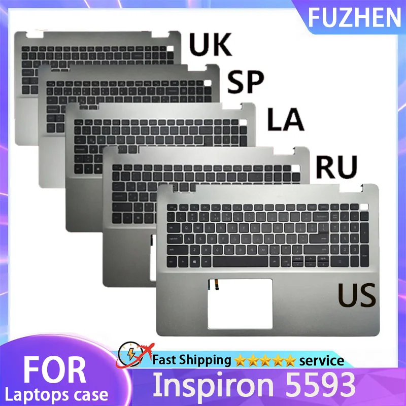 

Корпус верхней части (рамка) для ноутбуков Inspiron 5593 5594 с клавиатурой US/RU/SP, артикулы 07G0RN, 0V5JHC, 05JK43