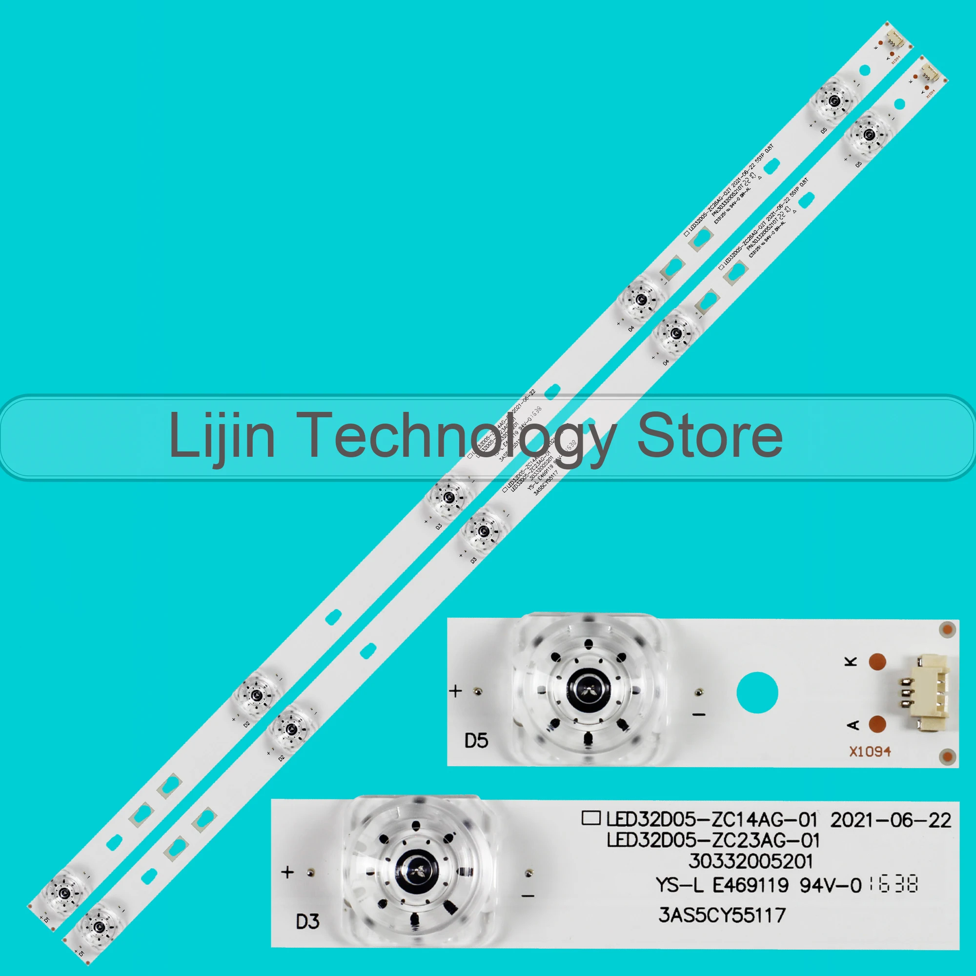 LED strip for 32WB865 32H50GR 32DH48-T2 32DH49-T2 STV-32LED25 TF-LED32S96T2TF-LED32S83T2S LE32AL88A71 LED32D05-ZC26AG-02