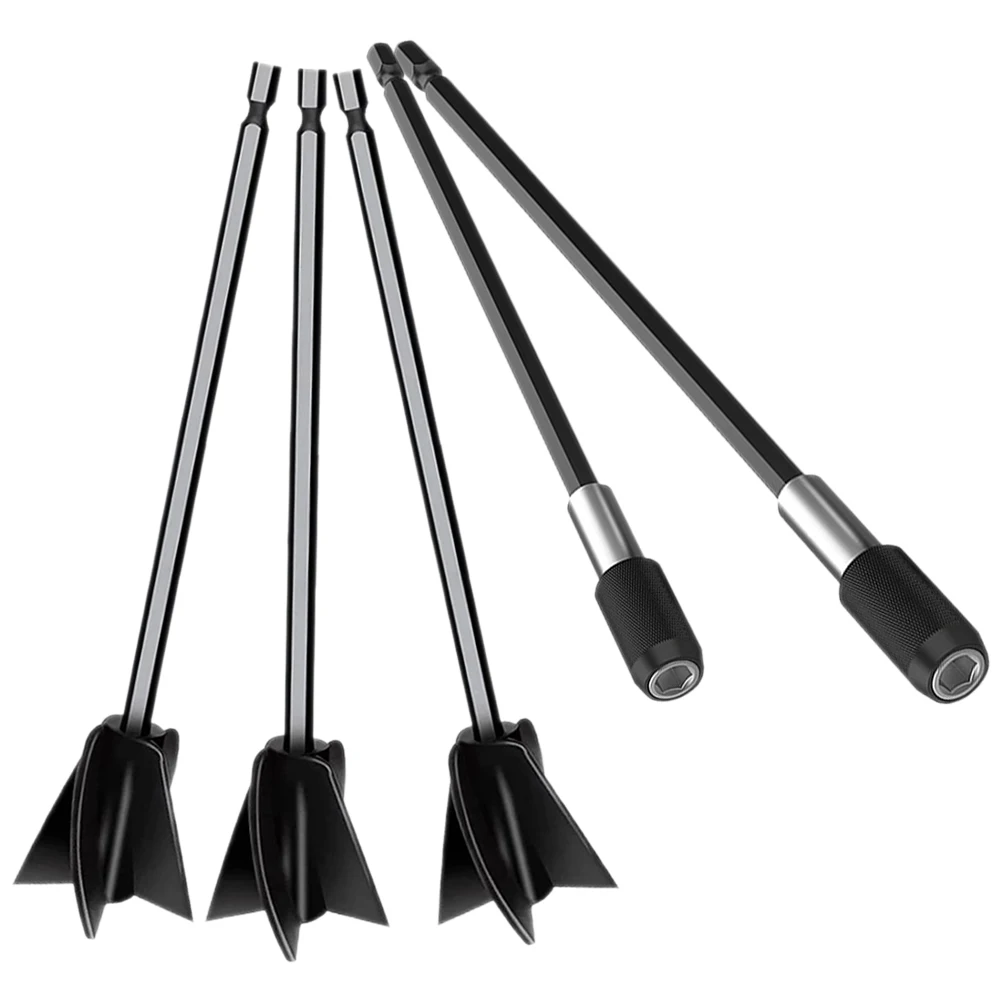 

1 set Epoxy Resin Mixer Paddles for Drill Paint Blender Attachment Deep Epoxy Paint Stirrer Reliable Long Term Use