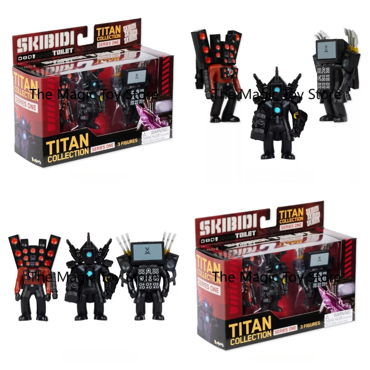 Original Skibidi Toilet Titan Toilet Man Cameraman 9cm Collectible Character Figure Display Model Toy