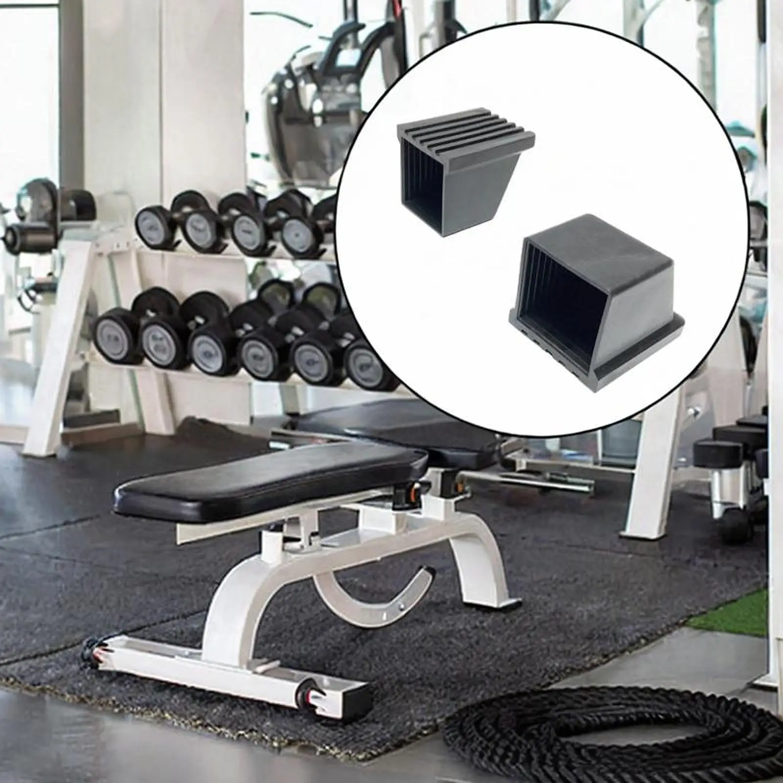 2x Pipe Bushing Liner Bushing Hollow Parts Fitness Device Reducer Sleeve
