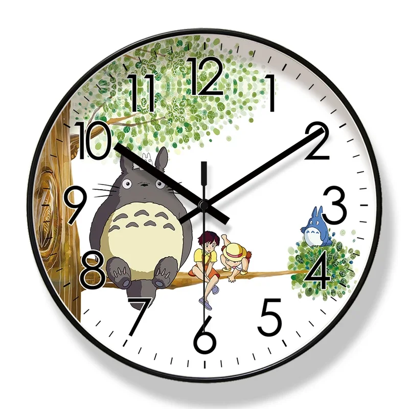Anime Wall Clock Kids Children Bedroom Bedside Clocks Cartoon