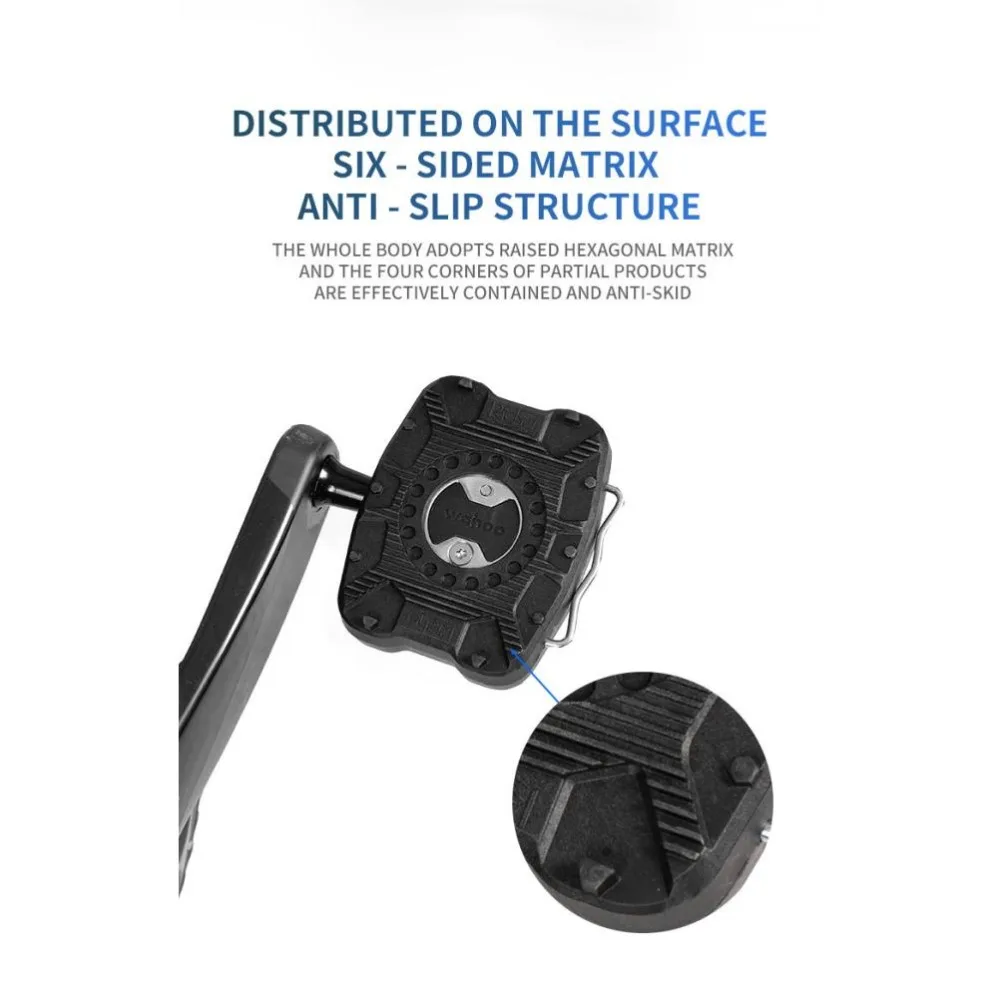 1 Pair Nylon + Alloy Clipless Pedal Adapter Lightweight Black Clipless Pedal To Flat Pedal Adapter Simple Installation for wahoo