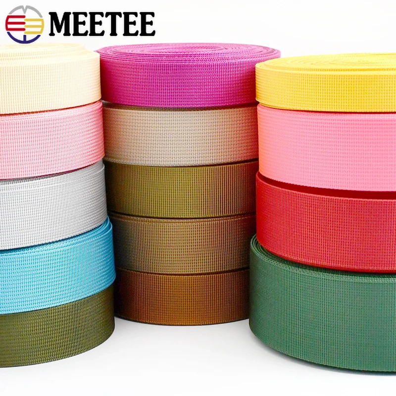 3M 20-38mm Nastri in nylon Nastro a treccia Fascia per zaino Cintura di sicurezza Borsa per tracolla Guarnizioni Fai da te Viés Vincolante Accessori per cucire