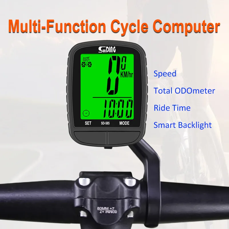 

Wireless Cycling Odometer Digital Computer Waterproof Bicycle LCD Display Cycling Computer Speed Calorie Test
