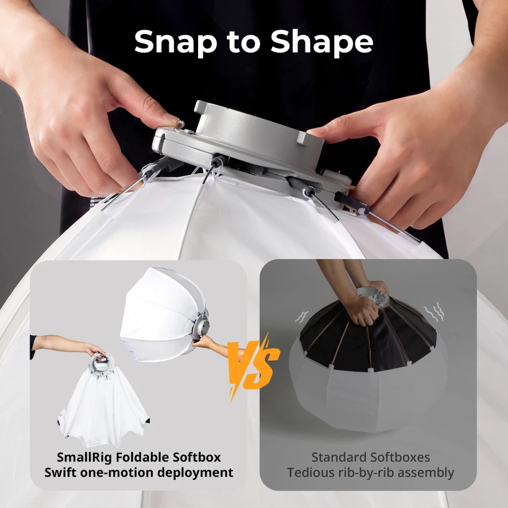 Smallrig Fl-65 Fl-90 65Cm 90Cmquick Setup Foldable Lantern Softbox for Bowens Mount for Portrait Photography Live Streaming