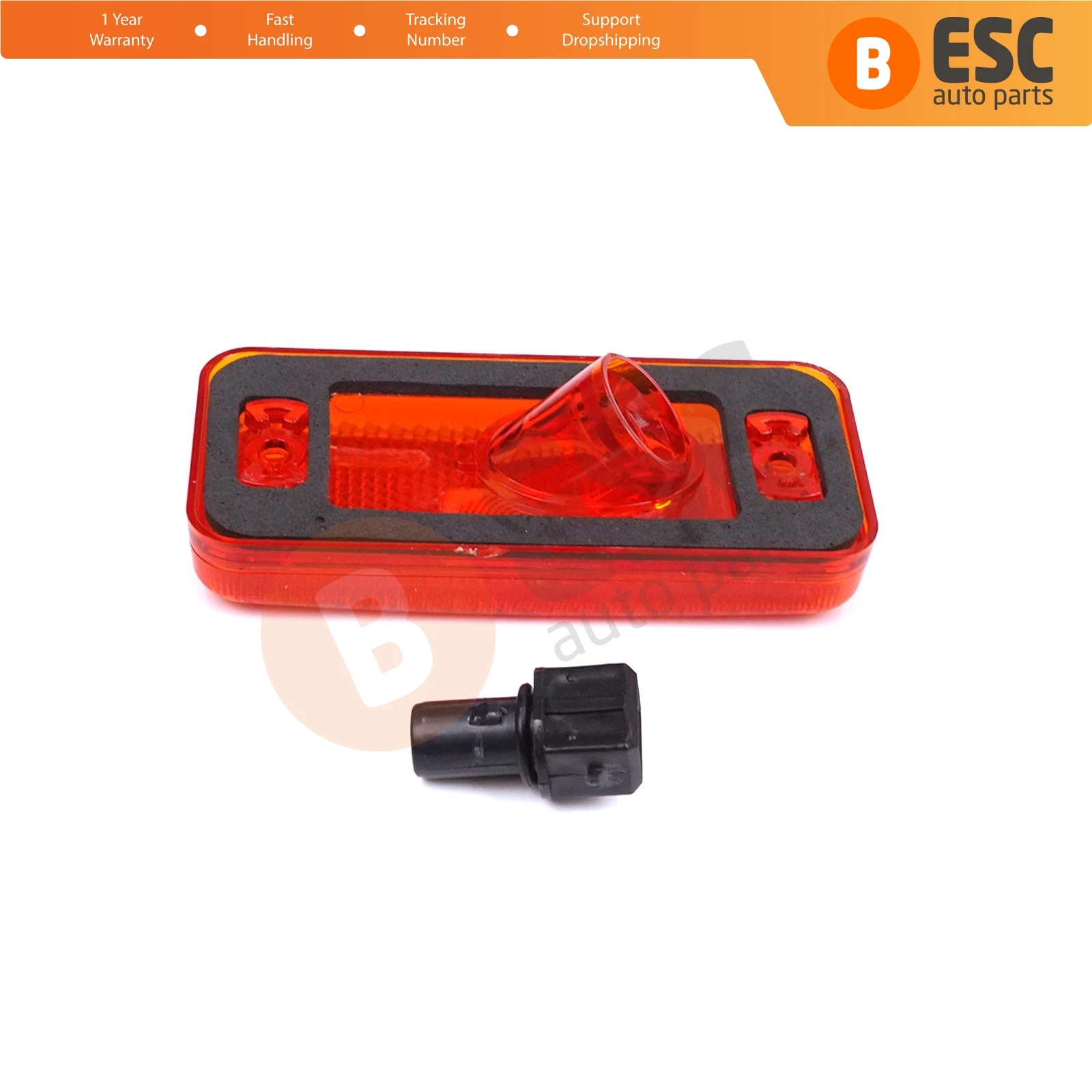 ESP1176 Side Flasher Indicator Repeater Lamp Signal Amber for Fiat Ducato 250 Jumper Boxer Daily Relay 2006-2024 6303.A1