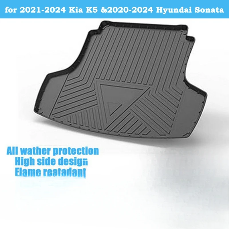 

All Weather Floor Mats Cargo Liner Trunk Mat fit for 2020-2024 Hyundai Sonata United States