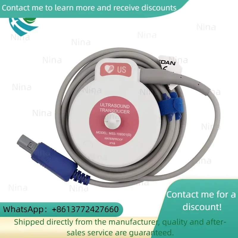 Edan MS3-109301(D) 6pins Crystals 1MHz US Transducer