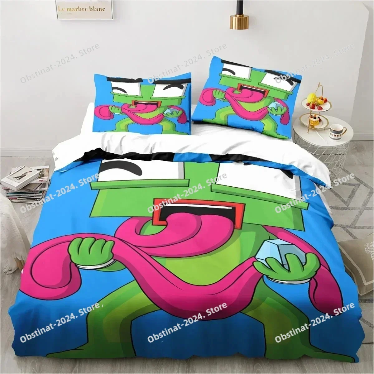 Cartoon Funny Play Unspeak.able 3D Printing Comforter Bedding Set,Duvet Cover Bed Set Quilt Cover Pillowcase,King Queen Size Kid