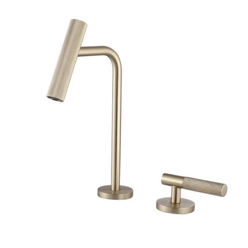 

All copper split faucet, bathroom sink hot and cold faucet