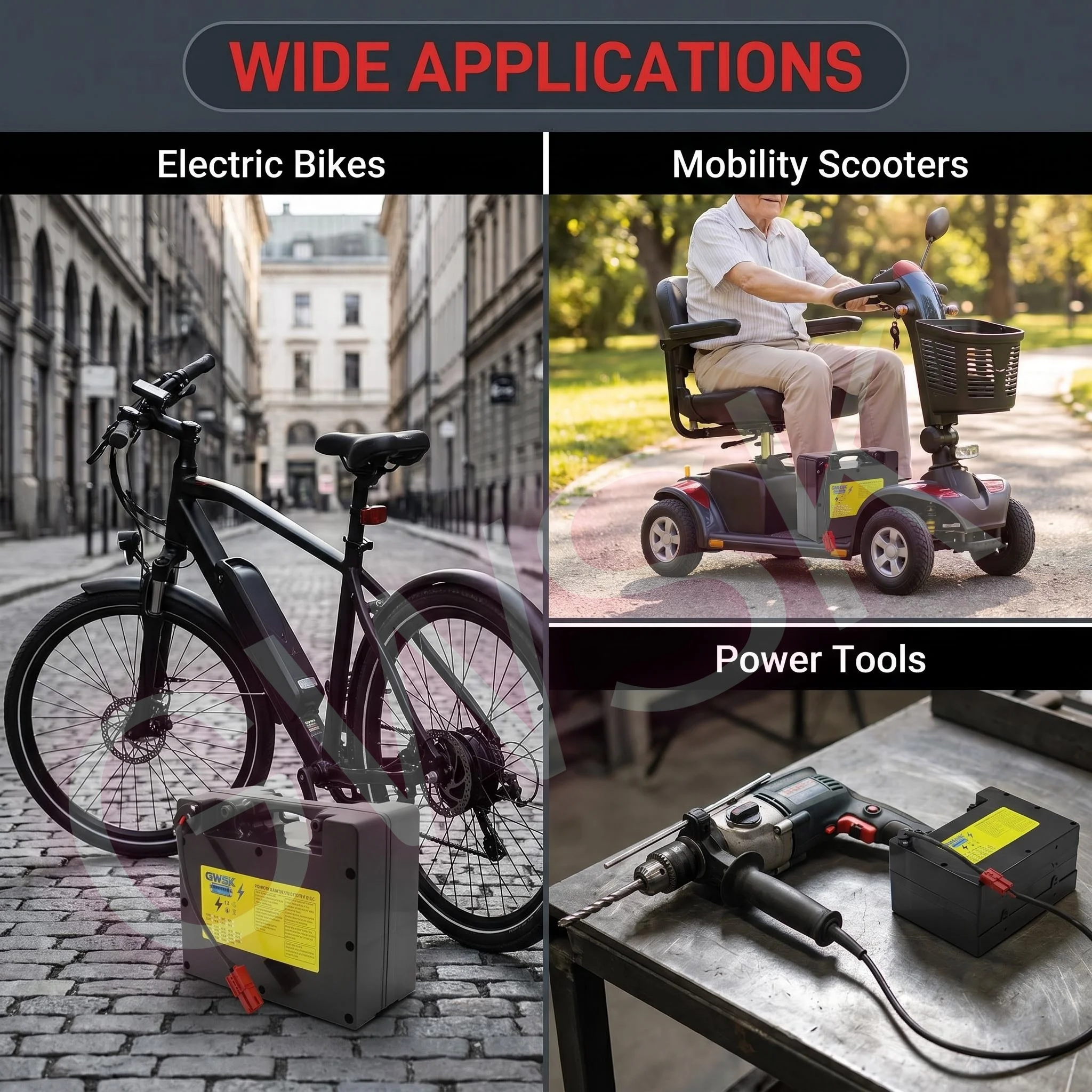 24V Rechargeable Wheelchair Battery
