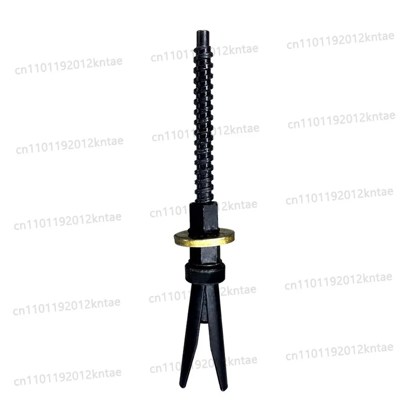 The bracket of expansion screw water drilling rig is fixed and reused and two pieces are removed