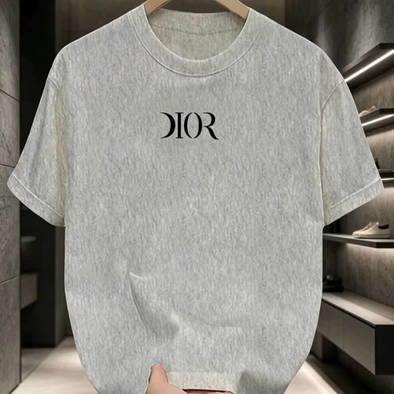 2026 New Style Simple Printed Round-neck T-shirt - Suitable for Both Men and Women. A Must-have Item for Comfortable Daily Wear.