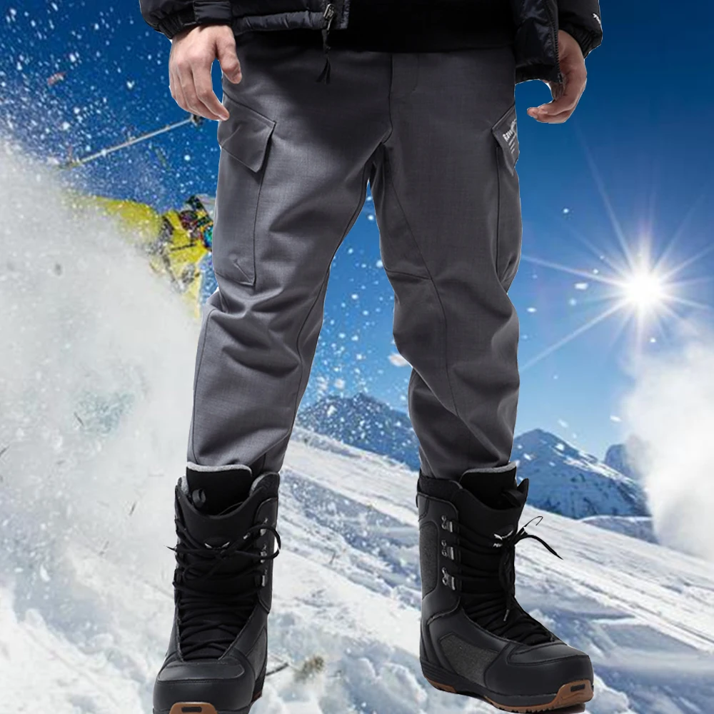 Men and Women Winter Outdoor Ski Pants Windproof Waterproof Warm Breathable Snowboarding Pants Snow Sports  Pants