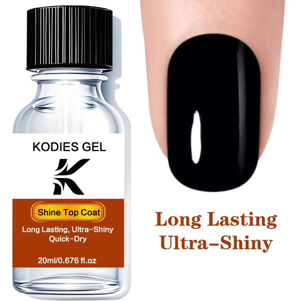 KODIES ジェル スーパーシャイン トップコート ネイルストレングスナー ナチュラルドライ ネイルグロースプロダクト ダメージを受けた薄い爪を修復 マニキュア用