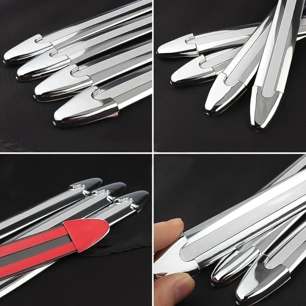 4PCS Car Bumper Protector Strip Guard Corner Protection Strips Scratch Protector Crash Anti Collision Auto Accessories