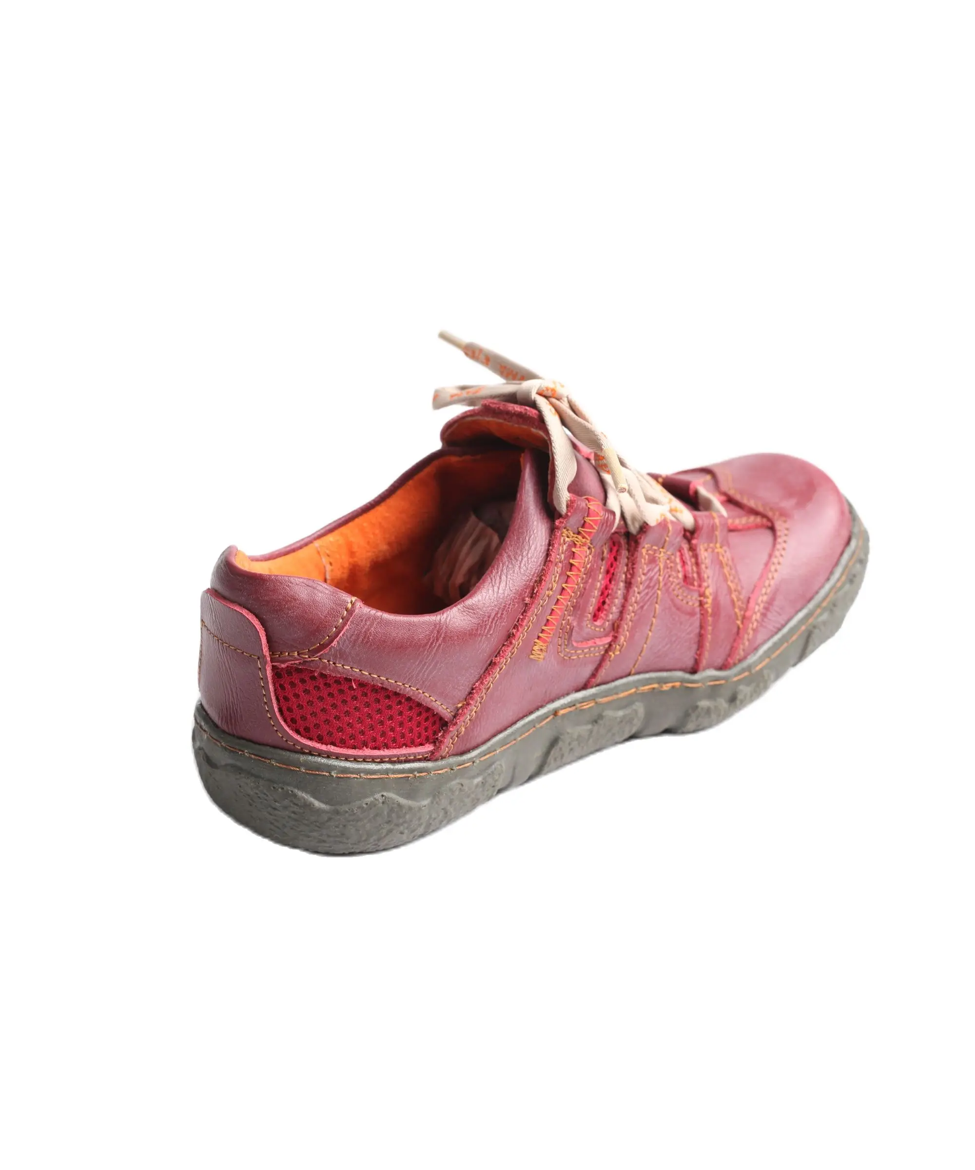 2024 scarpe Casual in pelle da donna personalizzate Sneakers stringate con punta tonda alla moda