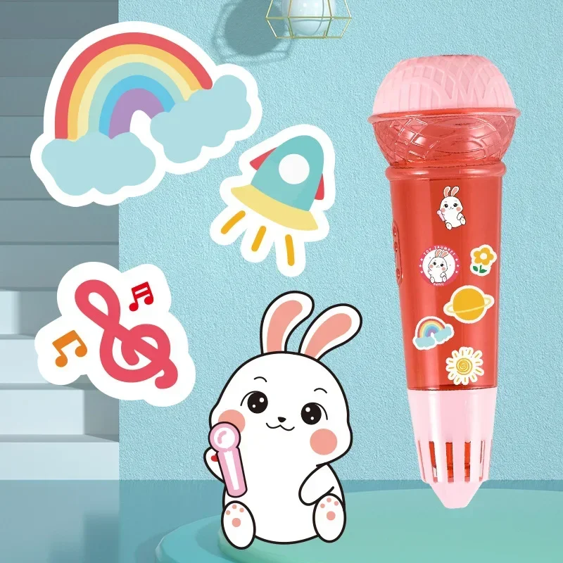 24 cm spezielles großes Echo-Mikrofon, physisches Gesangsspielzeug für Kinder, Musik, Aufklärung, Produktionspraxis