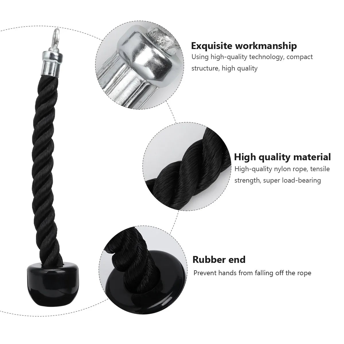 Exercise Pull Rope Single Head Resistance Band for Full Body Workout Training Supplies Gym Fitness Equipment Compact Design Easy