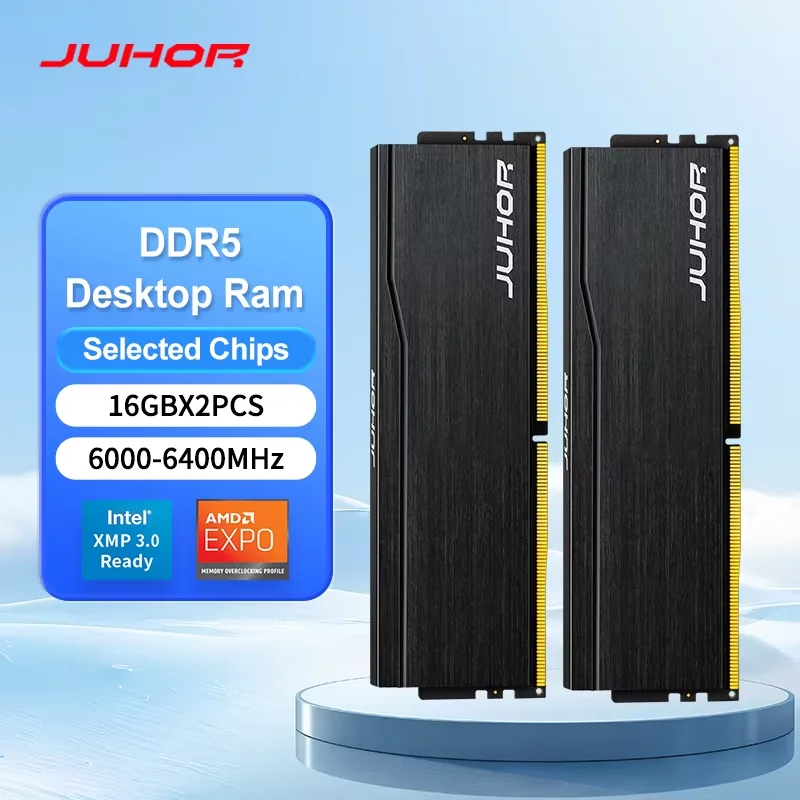 b*d様 JUHOR 16GB DDR5 メモリー JUHOR DDR5 16GB 4800MHz 5600MHz 6000MHz RAM UDIMM for Computer PC