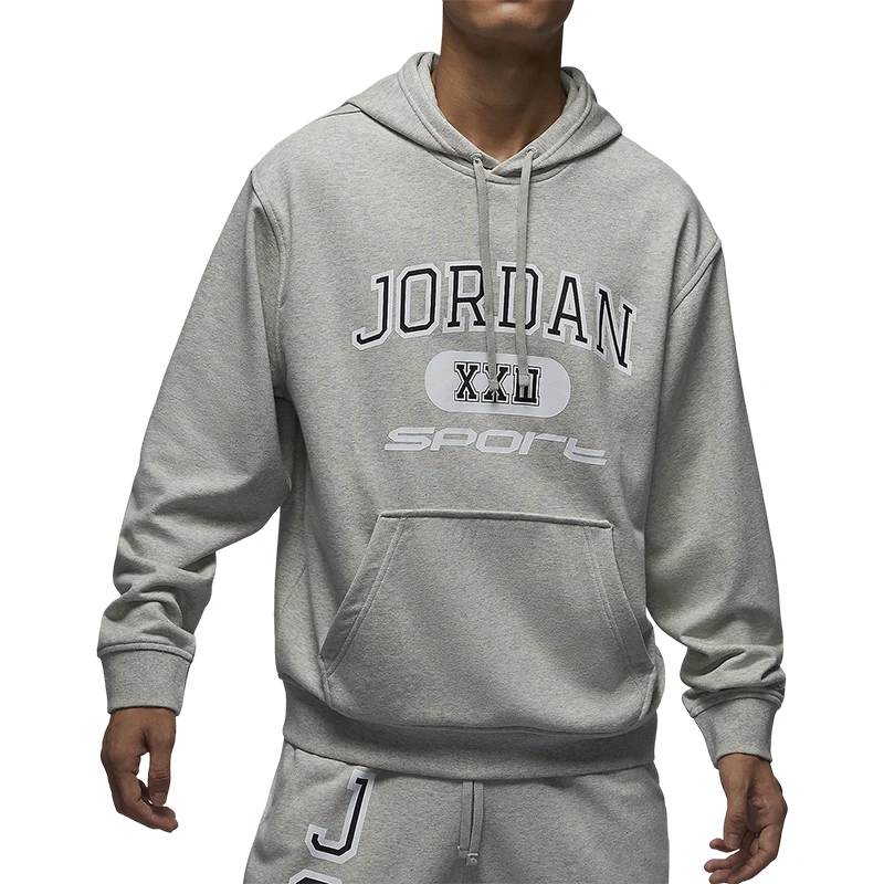 سويت شيرت Nike Official JORDAN للرجال بجيب مطبوع بغطاء للرأس FV8627-050