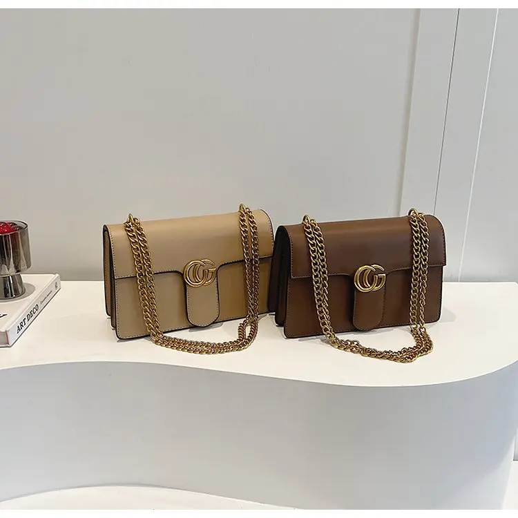 

Minimalist Premium Versatile Chain Bag - European Luxury Women's Underarm Shoulder Crossbody for Elegant Office Commute Baby Bag