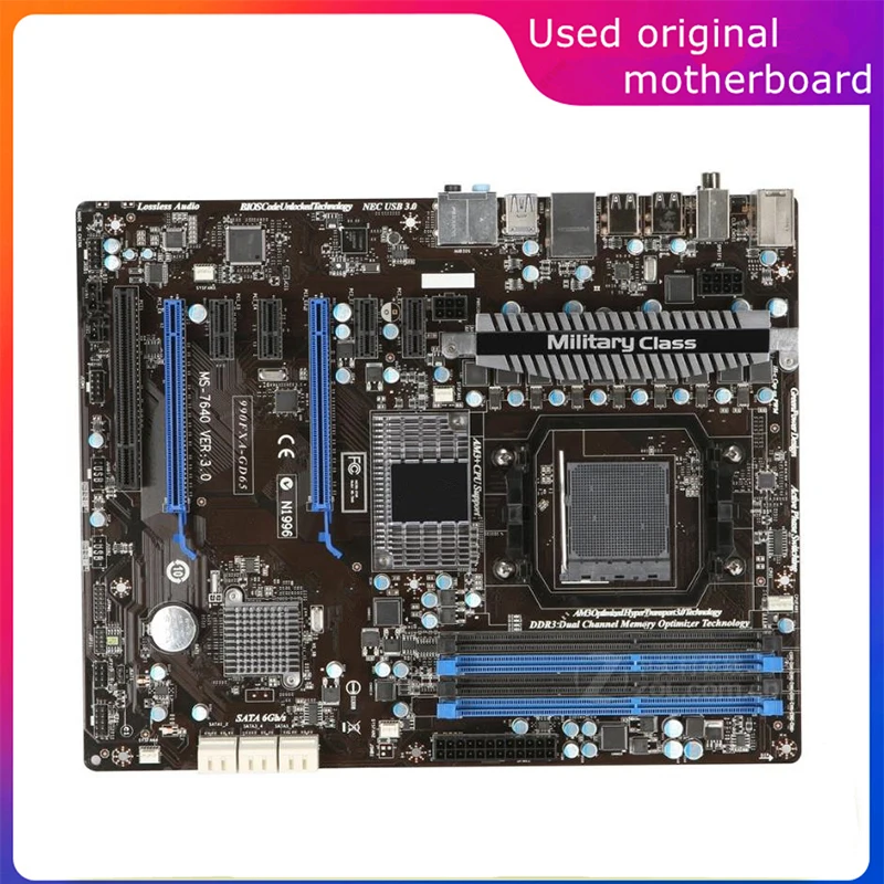 

Used AM3+ AM3b For AMD 990X 990FXA-GD65 Computer USB3.0 SATA3 Motherboard AM3 DDR3 Desktop Mainboard