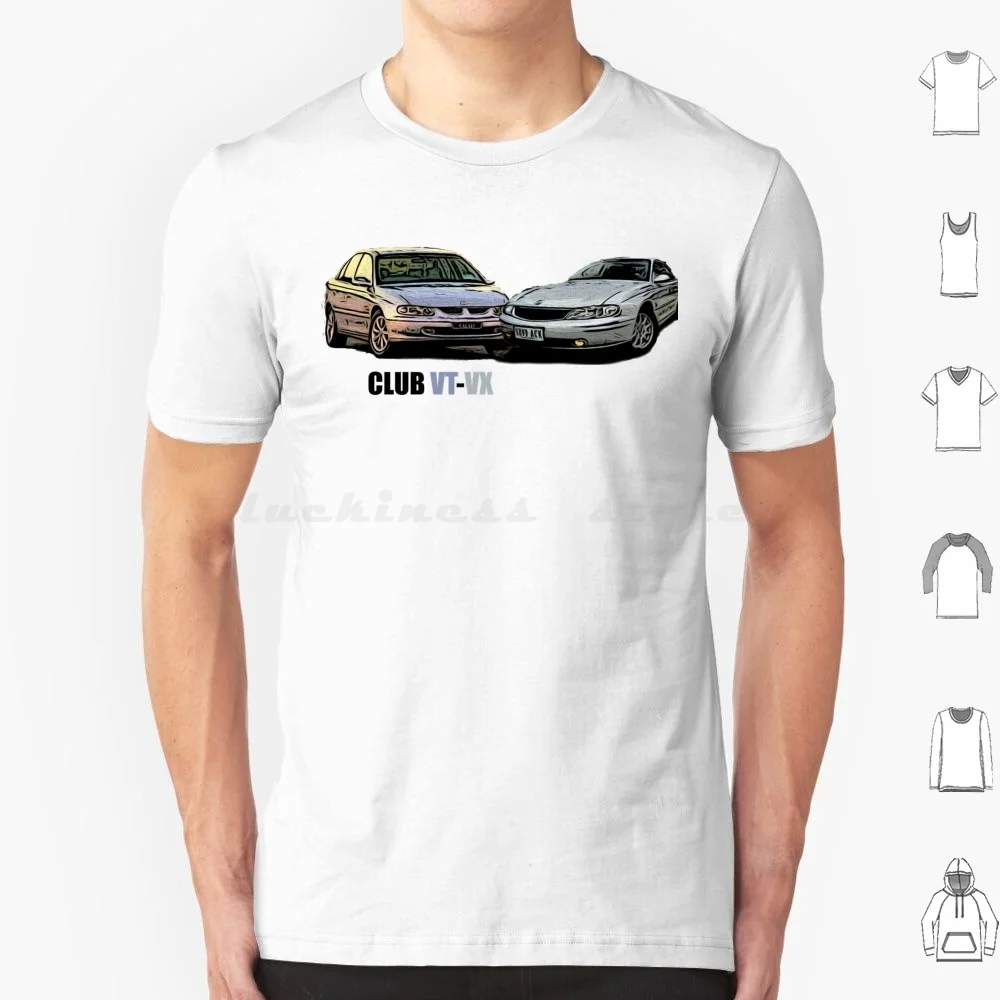 Club Vt-Vx Silver Calais T Shirt Men Women Kids 6xl Club Vt Vx Holden Commodore Calais Silver Car