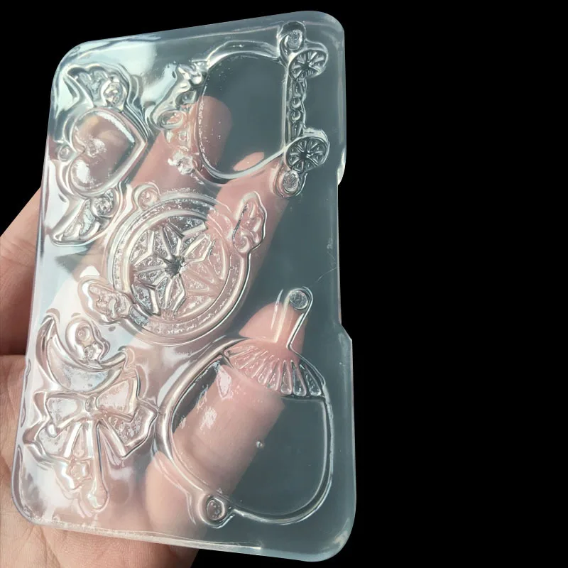 Handmade DIY Jewelry Accessories Hollow Love Pumpkin Car Wing Mold 16349